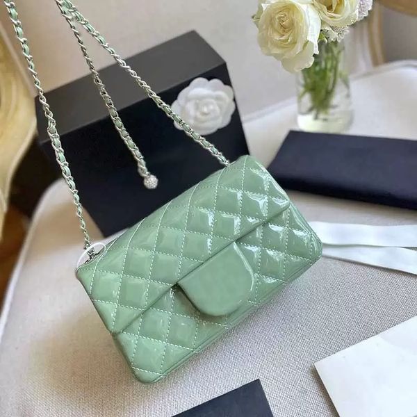 22s glitter flap french designer bags solid color patent leather crossbody bag silver-tone metal shimmer rhinestone adjuster chain handbags
22s glitter flap french designer bags solid color patent leather crossbody bag silver-tone metal shimmer rhinestone adjuster chain handbags