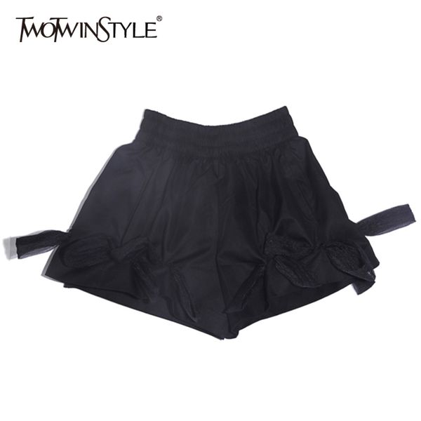 black patchwork bowknot short for women high waist casual loose shorts female fashion clothing summer time 210423, White;black
black patchwork bowknot short for women high waist casual loose shorts female fashion clothing summer time 210423, White;black