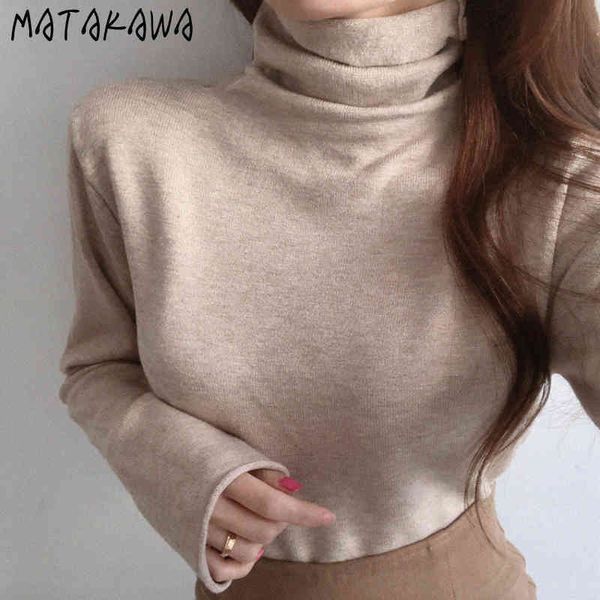 solid longsleeved warm knit slim sweater women korean chic autumn and winter simple turtleneck pullover 210506, White;black
solid longsleeved warm knit slim sweater women korean chic autumn and winter simple turtleneck pullover 210506, White;black