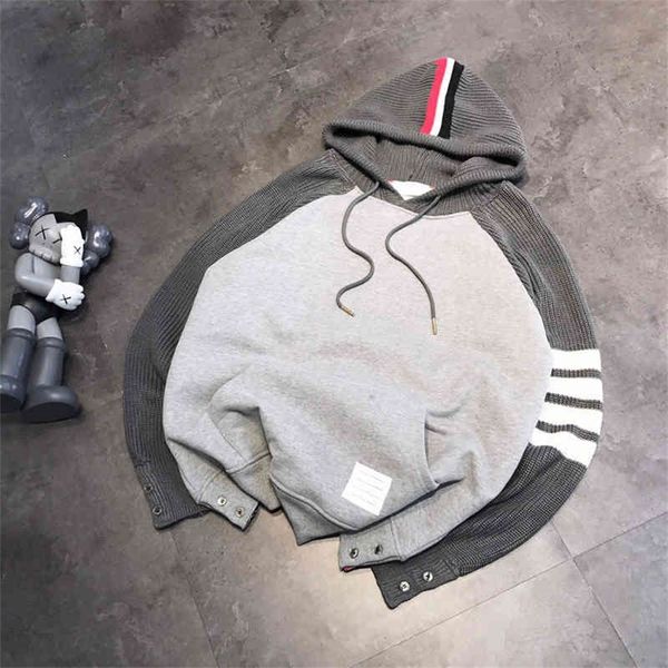 lovers' plush classic four bar stitched colorful webbing knit sleeves loose casual versatile hoodie 85% off factory clearance, Black
lovers' plush classic four bar stitched colorful webbing knit sleeves loose casual versatile hoodie 85% off factory clearance, Black