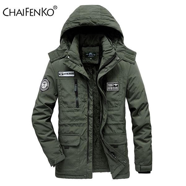 men winter parkas fleece warm thick hooded jackets coat men autumn outwear fashion casual tactics military parkas men 220816, Black;brown
men winter parkas fleece warm thick hooded jackets coat men autumn outwear fashion casual tactics military parkas men 220816, Black;brown
