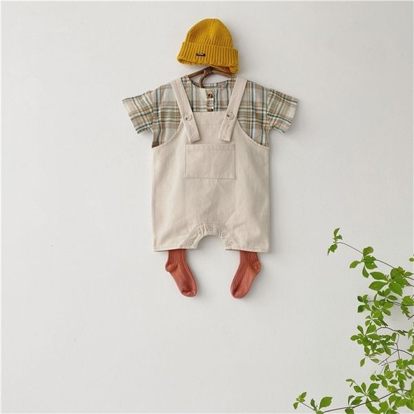milancel baby girl summer clothing infant summer outfit born sets palid tee beige overalls baby boys clothing set lj201223, White
milancel baby girl summer clothing infant summer outfit born sets palid tee beige overalls baby boys clothing set lj201223, White