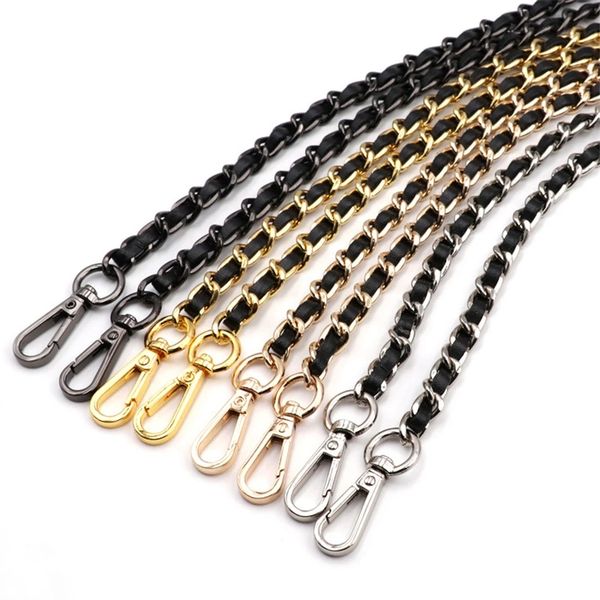 100/120cm women fashion metal pu leather chain bag handle strap replacement shoulder strap bag hardware handbag strap bag parts, Black
100/120cm women fashion metal pu leather chain bag handle strap replacement shoulder strap bag hardware handbag strap bag parts, Black
