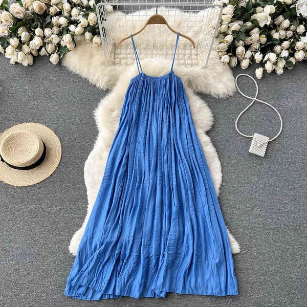 casual dresses sanya beach skirt seaside resort shooting loose and thin long french super fairy blue suspender dress female scfu, Black;gray
casual dresses sanya beach skirt seaside resort shooting loose and thin long french super fairy blue suspender dress female scfu, Black;gray