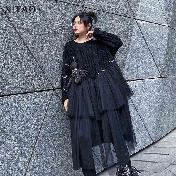 xitao streetwear women clothes spring new dresses splice mesh cartoon puppet women dress plus size women clothes xj3135 210325, Black;gray
xitao streetwear women clothes spring new dresses splice mesh cartoon puppet women dress plus size women clothes xj3135 210325, Black;gray