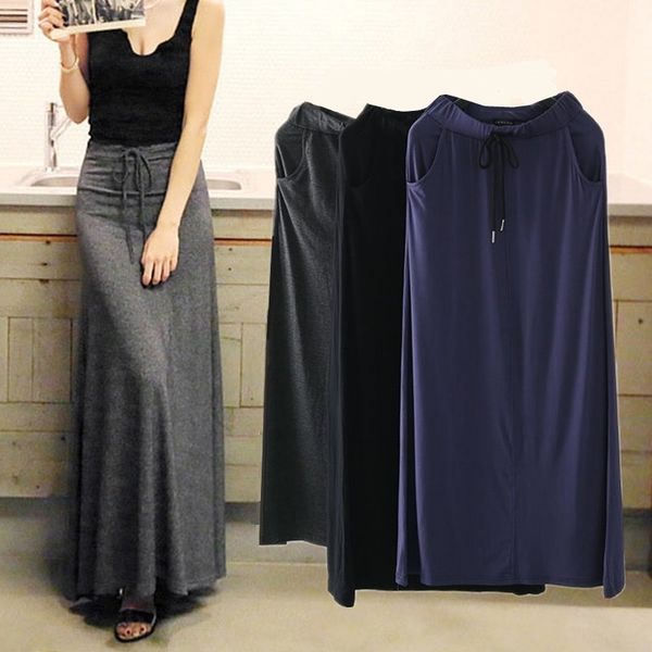aline skirt real faldas mujer faldas summer skirt women jupe femme high waist pocket modal dark long elastic y200326, Black
aline skirt real faldas mujer faldas summer skirt women jupe femme high waist pocket modal dark long elastic y200326, Black