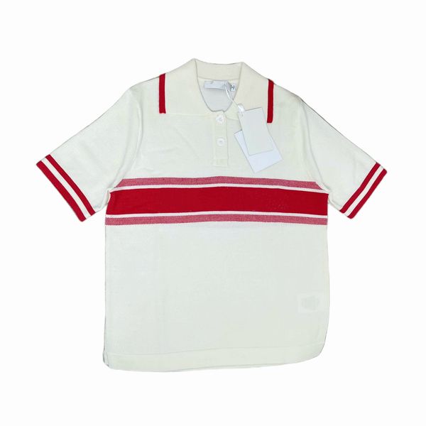 designer fashion luxury french style women's letters & tees knitted wool lapel short-sleeved polo shirt,quality, White
designer fashion luxury french style women's letters & tees knitted wool lapel short-sleeved polo shirt,quality, White
