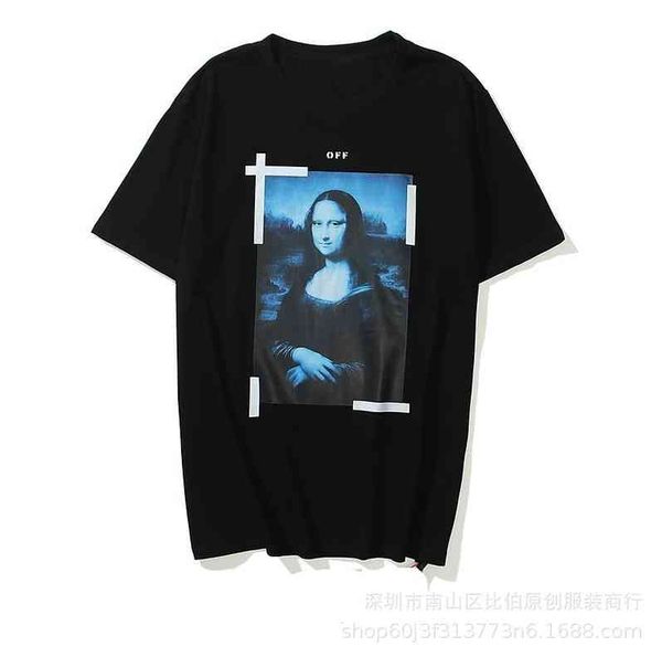 off summer new mona lisa short sleeve t-shirtyfg2, White;black
off summer new mona lisa short sleeve t-shirtyfg2, White;black