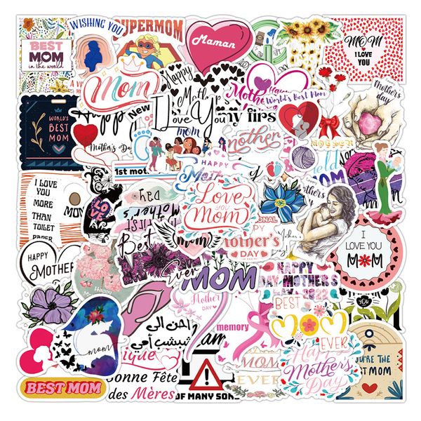 pack of 50pcs wholesale mother's day stickers love mom no-duplicate waterproof for luggage skateboard notebook helmet water bottle phon
pack of 50pcs wholesale mother's day stickers love mom no-duplicate waterproof for luggage skateboard notebook helmet water bottle phon