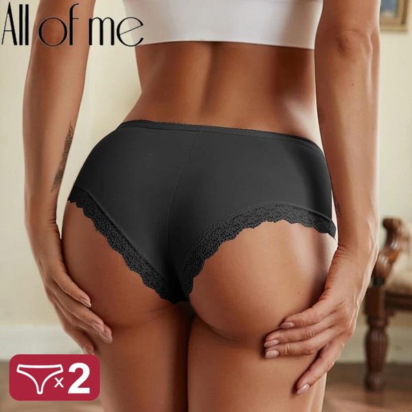 2pcs set women underwear lace panties seamless female lingerie intimate underpants cheekie floral finetoo, Black;pink 
2pcs set women underwear lace panties seamless female lingerie intimate underpants cheekie floral finetoo, Black;pink
