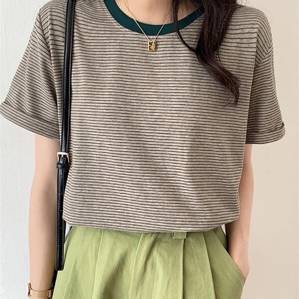 jielur spring autumn women harajuku striped tshirt long sleeve oneck tshirts korean casual t shirt femme black 220615, White
jielur spring autumn women harajuku striped tshirt long sleeve oneck tshirts korean casual t shirt femme black 220615, White