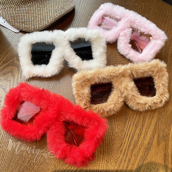 oversized sunglasses women steampunk soft fur sun glasses club glasses for decoration lentes de sol mujer 220506, White;black
oversized sunglasses women steampunk soft fur sun glasses club glasses for decoration lentes de sol mujer 220506, White;black