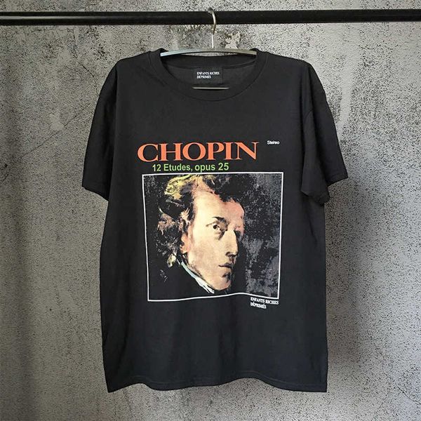 melancholy rich second generation erd chopin piano luxury high street fashion printing loose short sleeve t-shirt, White;black
melancholy rich second generation erd chopin piano luxury high street fashion printing loose short sleeve t-shirt, White;black