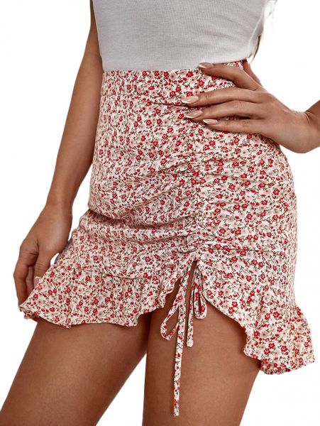 d.itsy f.loral print d.rawstring r.uffle h.em s.kirt q0yv#, Black
d.itsy f.loral print d.rawstring r.uffle h.em s.kirt q0yv#, Black