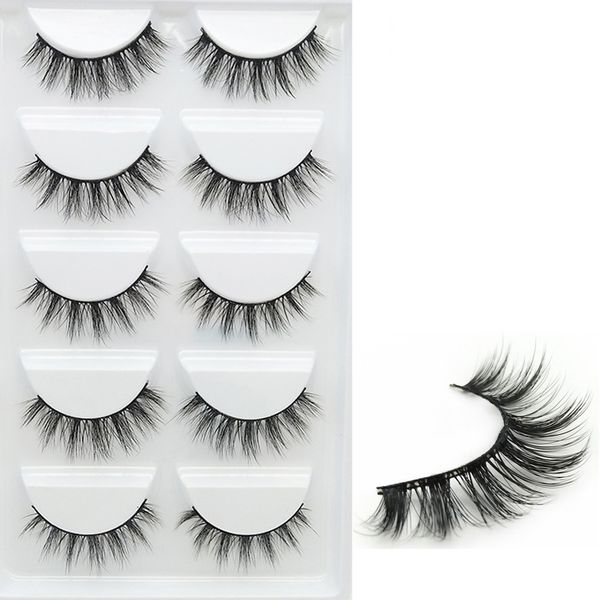 yokpn short cross 3d false eyelashes natural soft black mink hair eye lashes makeup tools women fake 5 pair 220524
yokpn short cross 3d false eyelashes natural soft black mink hair eye lashes makeup tools women fake 5 pair 220524