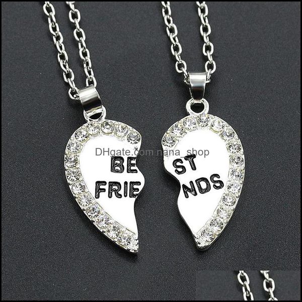 pendant necklaces necklace women men friend heart sier gold 2 pendants bff friendship chain nanashop drop delivery 2021 nanashop dhcuy, Silver
pendant necklaces necklace women men friend heart sier gold 2 pendants bff friendship chain nanashop drop delivery 2021 nanashop dhcuy, Silver