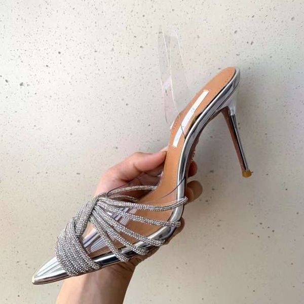 womens sandals fashion leather thick heels slides lady dance designer shoes metal high heel ballroom bar diamonds pointed crystal shoe, Black
womens sandals fashion leather thick heels slides lady dance designer shoes metal high heel ballroom bar diamonds pointed crystal shoe, Black