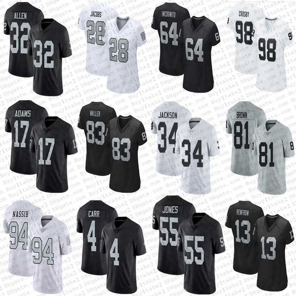 83 darren waller 17 davante adams maxx crosby custom football raideres jerseys josh jacob derek carr bo jackson chandler jones woodson henry, Black
83 darren waller 17 davante adams maxx crosby custom football raideres jerseys josh jacob derek carr bo jackson chandler jones woodson henry, Black