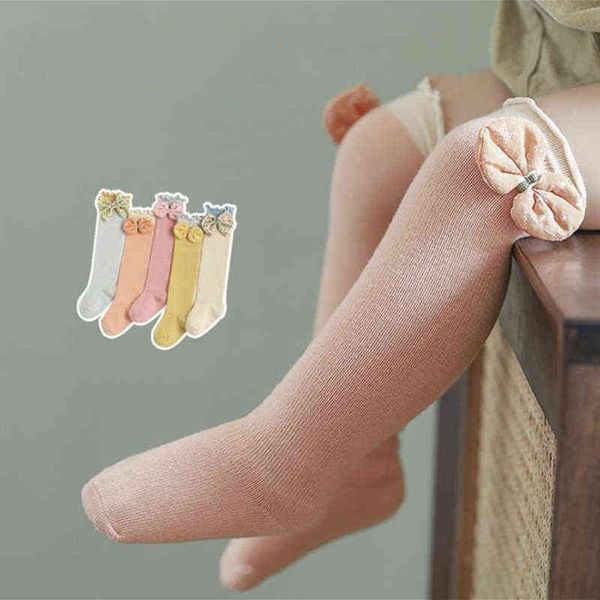 1 pair newborn baby girls breathable stocking knee socks spring autumn toddlers sweet bow cotton knitted infant non-slip l220716, Pink;yellow
1 pair newborn baby girls breathable stocking knee socks spring autumn toddlers sweet bow cotton knitted infant non-slip l220716, Pink;yellow