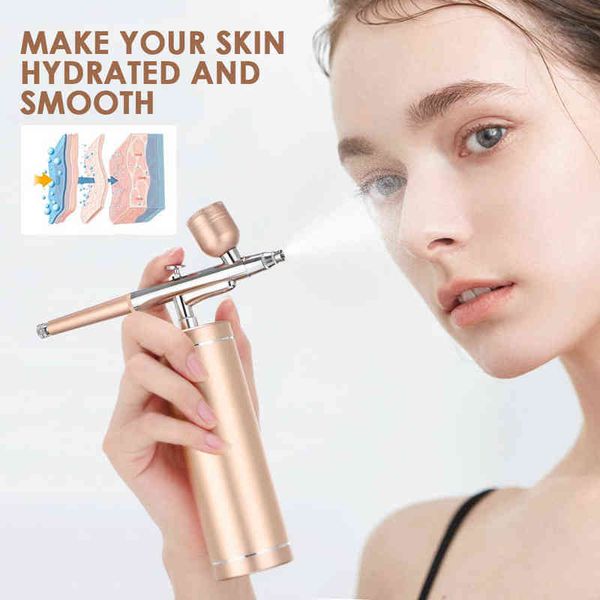 0.3mm mini facial airbrush compressor kit air-brush spray gun oxygen injector for nail art paint craft cake nano mist sprayer 220526
0.3mm mini facial airbrush compressor kit air-brush spray gun oxygen injector for nail art paint craft cake nano mist sprayer 220526