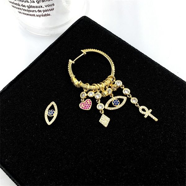 big design s925 gold needle devil's eye heart shape lucky symbol earrings big brand ladies sweet earrings female gift 200923, Silver
big design s925 gold needle devil's eye heart shape lucky symbol earrings big brand ladies sweet earrings female gift 200923, Silver