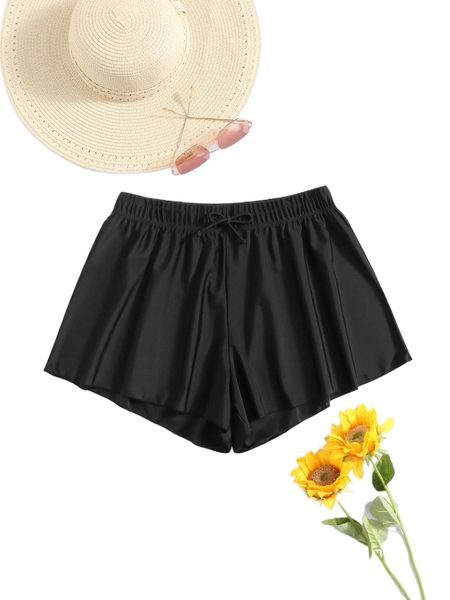 plus drawstring bikini bottom 45st#, Black
plus drawstring bikini bottom 45st#, Black