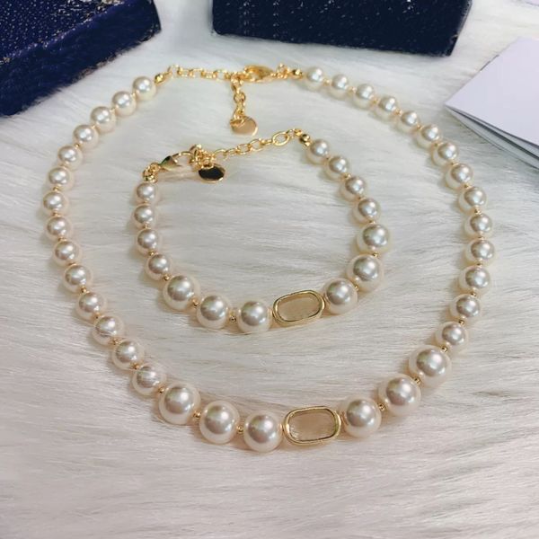luxury designer fashion gold faux pearl necklace choker bracelet ladies party wedding couple gift jewelry bride, Golden;silver
luxury designer fashion gold faux pearl necklace choker bracelet ladies party wedding couple gift jewelry bride, Golden;silver