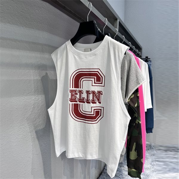 high version large loose cotton men's women's t-shirt vest 80% off factory wholesale, White
high version large loose cotton men's women's t-shirt vest 80% off factory wholesale, White