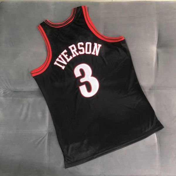 dense stitched basketball jersey allen iverson mitchell and ness 2000-01 black finals mercerizing version classic retro jerseys men s-2xl, Black;red
dense stitched basketball jersey allen iverson mitchell and ness 2000-01 black finals mercerizing version classic retro jerseys men s-2xl, Black;red