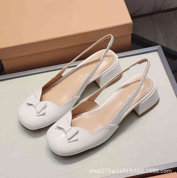 sandals patent leather comfortable fashion bow high heels thick low women's single shoes square head white sandals, Black
sandals patent leather comfortable fashion bow high heels thick low women's single shoes square head white sandals, Black