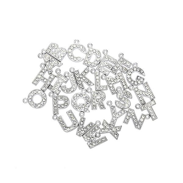 20pc/lot n - z silver rhinestones pendant letter charm 15mm diy hang accessories fit for pet collars leather wristband keychains making, Bronze;silver
20pc/lot n - z silver rhinestones pendant letter charm 15mm diy hang accessories fit for pet collars leather wristband keychains making, Bronze;silver