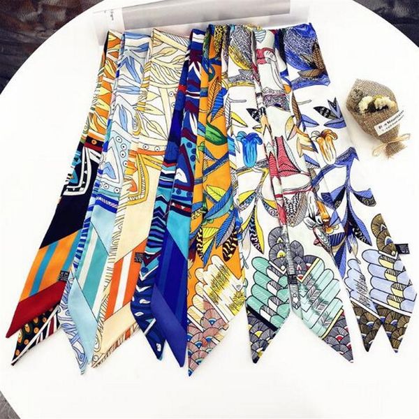 2021 fashion brand designer silk scarf hair band super soft level silk ribbon fashion headband bow tie handbag stra324p, Blue;gray
2021 fashion brand designer silk scarf hair band super soft level silk ribbon fashion headband bow tie handbag stra324p, Blue;gray