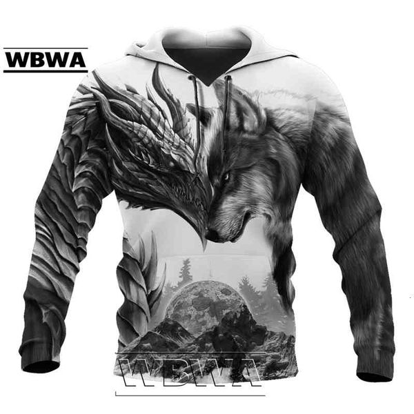 men's hoodies & sweatshirts dragon tattoos and wolf 3d all over printed man hoodies sweatshirt streetwear pullover jacket kl02 iiot, Black
men's hoodies & sweatshirts dragon tattoos and wolf 3d all over printed man hoodies sweatshirt streetwear pullover jacket kl02 iiot, Black
