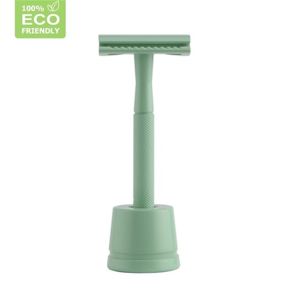 haward zero waste double edge safety razor with stand&20 blades eco friendly reusable women razor earth friendly shaving gift 220708
haward zero waste double edge safety razor with stand&20 blades eco friendly reusable women razor earth friendly shaving gift 220708