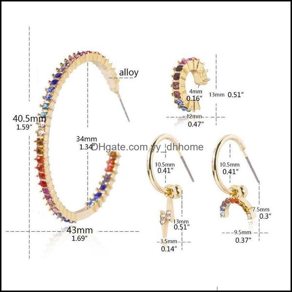 hoop hie earrings jewelry 4pcs cz stone stud kit rainbow crystal fashion r9je drop delivery 2021 q1xov, Golden;silver
hoop hie earrings jewelry 4pcs cz stone stud kit rainbow crystal fashion r9je drop delivery 2021 q1xov, Golden;silver
