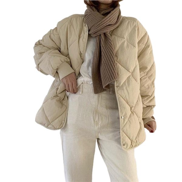 women's down & parkas winter fashion outwear casual jackets solid all-match simple fresh stylish warm women coat loose thicken g05x#, Black
women's down & parkas winter fashion outwear casual jackets solid all-match simple fresh stylish warm women coat loose thicken g05x#, Black