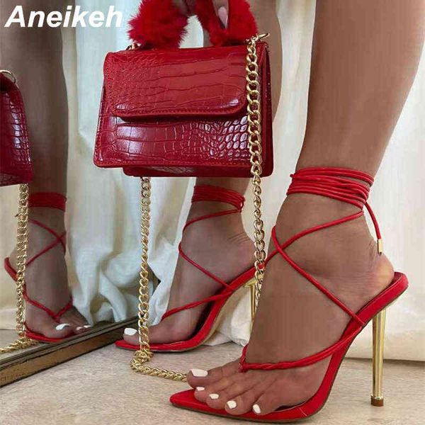 sandals aneikeh new spring fashion heels pointed clip toe red roman shoes strap thin heel open party sandal women 220331, Black
sandals aneikeh new spring fashion heels pointed clip toe red roman shoes strap thin heel open party sandal women 220331, Black