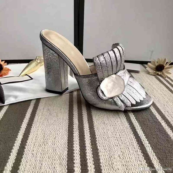 slippers sandals classic women lady summer suede metal buckle leather high heeled shoes coarse heel10cm half slippers large size 34-42, Black
slippers sandals classic women lady summer suede metal buckle leather high heeled shoes coarse heel10cm half slippers large size 34-42, Black