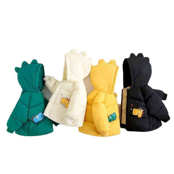winter children warm cotton down jacket jackets for baby boys girls cartoon dinosaur thick hooded plus velvet kids outerwear j220718, Blue;gray
winter children warm cotton down jacket jackets for baby boys girls cartoon dinosaur thick hooded plus velvet kids outerwear j220718, Blue;gray