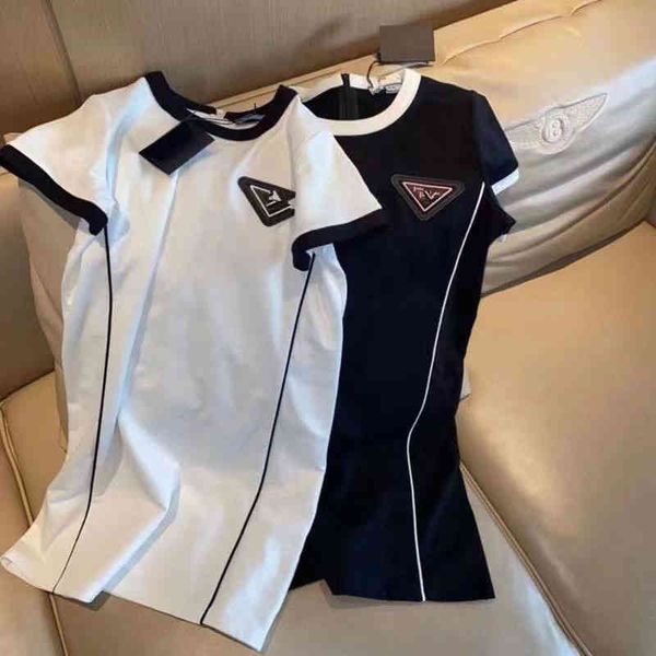 summer new trendy dress cotton stitching age reducing a-line skirt t-shirt women's, White
summer new trendy dress cotton stitching age reducing a-line skirt t-shirt women's, White