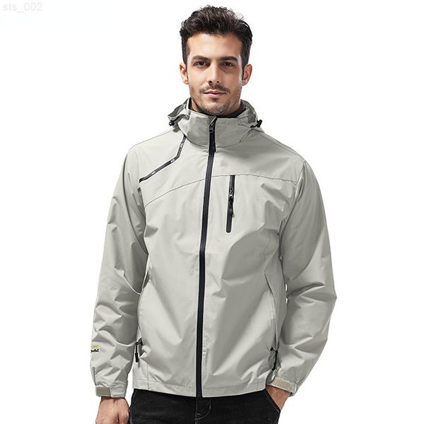 spring jacket men women waterproof jacket windbreaker coat men's outdoor sports coats rain jacket hooded multi-pockets outwear t220716, Black;brown
spring jacket men women waterproof jacket windbreaker coat men's outdoor sports coats rain jacket hooded multi-pockets outwear t220716, Black;brown