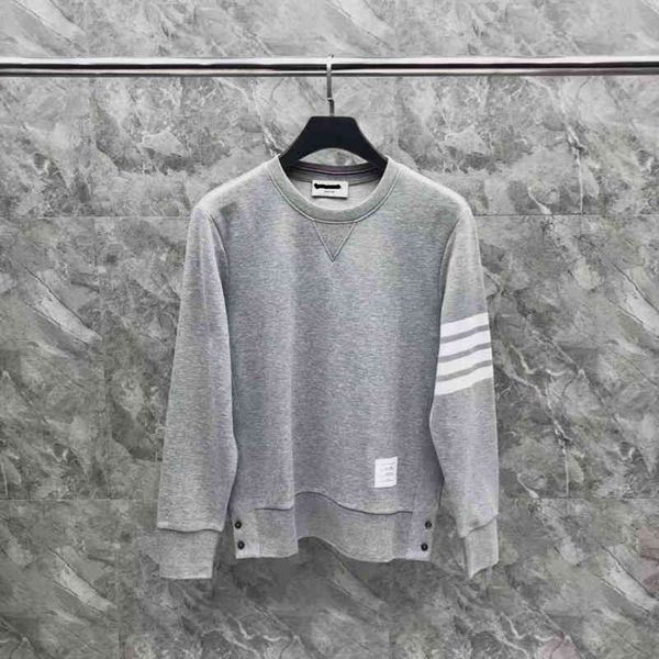 tb tom yarn dyed cotton classic four bar round neck sweater fashion brand men's and women's sports casual, Black
tb tom yarn dyed cotton classic four bar round neck sweater fashion brand men's and women's sports casual, Black