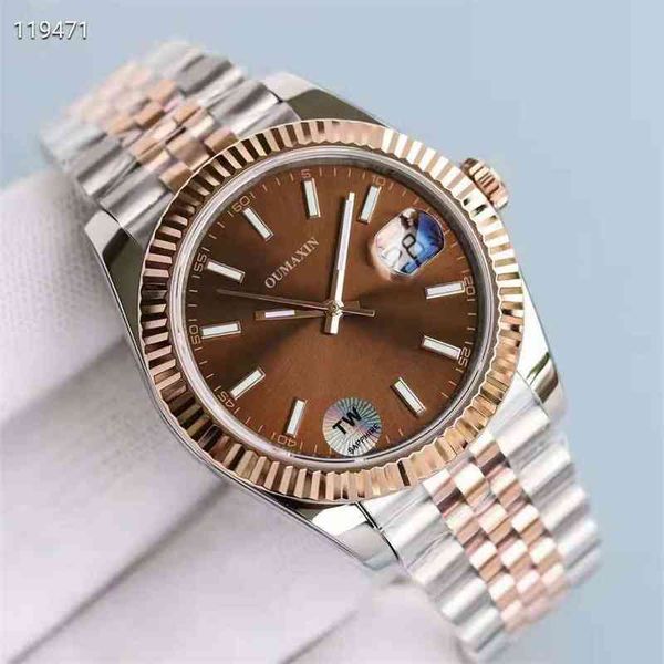 luxury brand men's watch automatic miyota8215 mechanical sapphire glass white dial clock 316l stainless steel, Slivery;brown
luxury brand men's watch automatic miyota8215 mechanical sapphire glass white dial clock 316l stainless steel, Slivery;brown