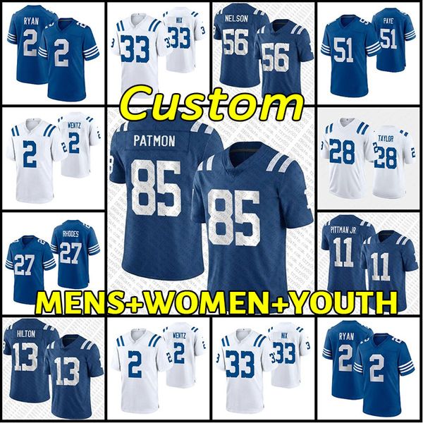 2 matt ryan 28 jonathan taylor 53 darius leonard custom football jersey stephon gilmore kenny moore ii michael pittman jr kwity paye defores, Black;red
2 matt ryan 28 jonathan taylor 53 darius leonard custom football jersey stephon gilmore kenny moore ii michael pittman jr kwity paye defores, Black;red