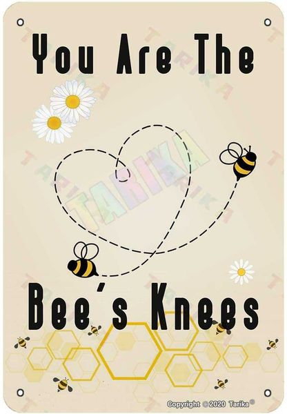 the bees knees cute bumble bee for home,room,farmhouse,shop,club,garden metal vintage tin sign wall decoration 12x8 inches
the bees knees cute bumble bee for home,room,farmhouse,shop,club,garden metal vintage tin sign wall decoration 12x8 inches