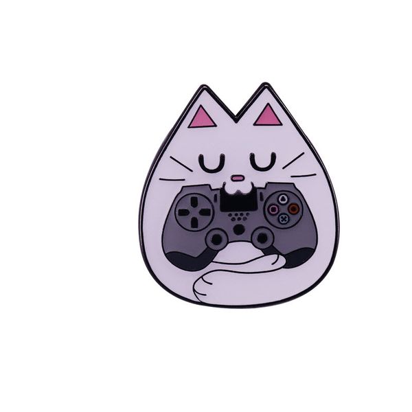 cute game controller cat pins just a silly kitty playing random games on the ps4 and xbox one, Blue
cute game controller cat pins just a silly kitty playing random games on the ps4 and xbox one, Blue