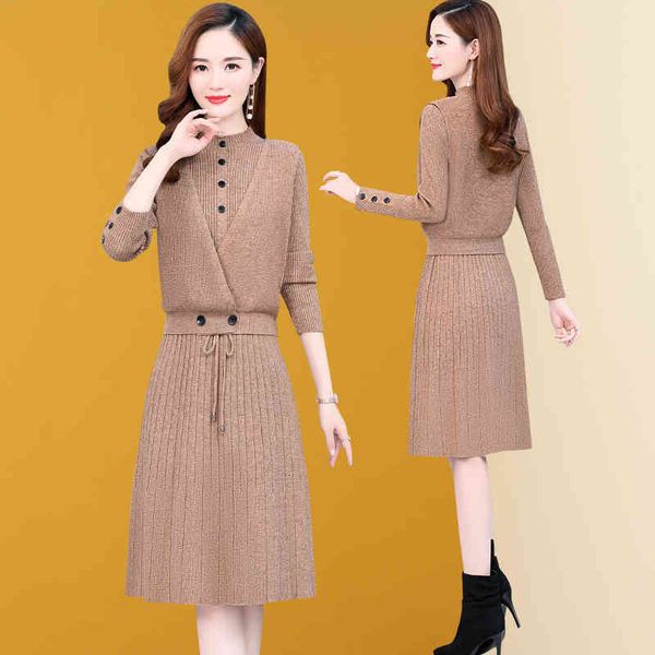casual dresses knitted dress women's wear fashion foreign style sweater bottomed spring and autumn winter skirt set two-piece set llc7, Black;gray
casual dresses knitted dress women's wear fashion foreign style sweater bottomed spring and autumn winter skirt set two-piece set llc7, Black;gray
