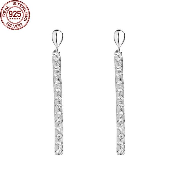 popular s925 sterling silver jewelry charm earrings personalized tassel chain long simple hundred tower girl friendship, Golden
popular s925 sterling silver jewelry charm earrings personalized tassel chain long simple hundred tower girl friendship, Golden