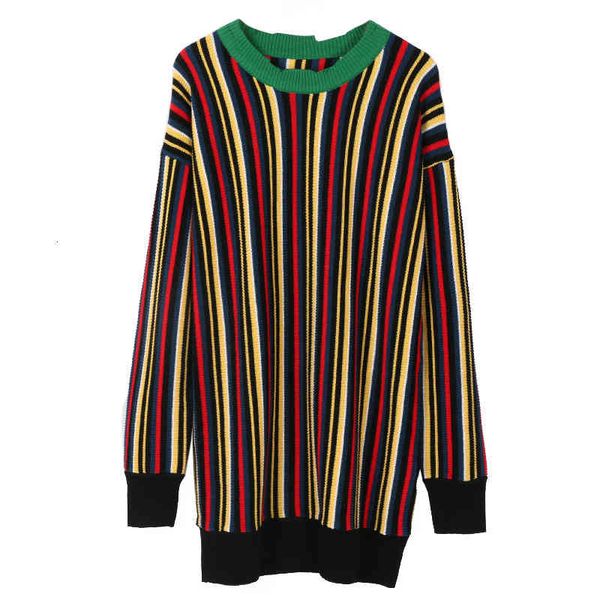 women's sweaters autumn and winter women's pullover long sleeve contrast stripe medium loose round neck knitted guh4, White;black
women's sweaters autumn and winter women's pullover long sleeve contrast stripe medium loose round neck knitted guh4, White;black
