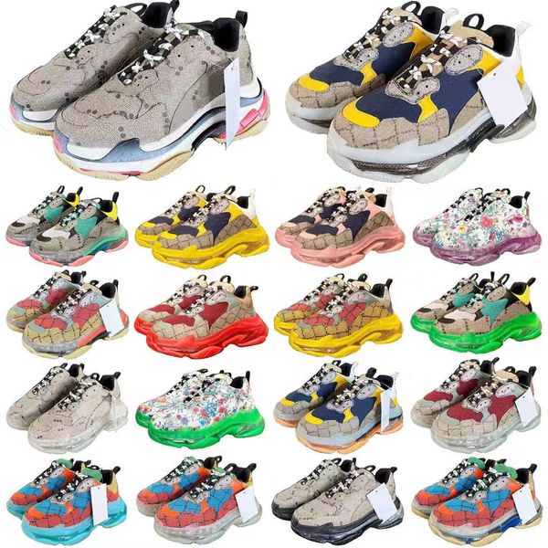 brand joint design classic triple s sports shoes level mixed color thick bottom old dad shoe vintage men women casual running trainers luxur
brand joint design classic triple s sports shoes level mixed color thick bottom old dad shoe vintage men women casual running trainers luxur